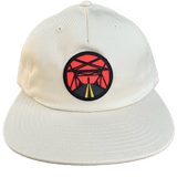 Beach Bound Strapback Hat (Birch/Orange Badge)