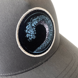 Beach Wave Snapback Hat (Flint Gray)