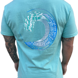 Long Island Strong Beach Wave Tshirt (Chalky Mint)