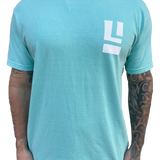 Long Island Strong Beach Wave Tshirt (Chalky Mint)