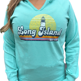 Long Island Lighthouse Women's V-neck Hoodie