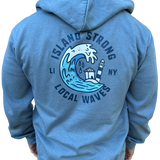 Long Island Local Waves Zip Up Hoodie