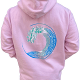 Long Island Strong Beach Wave Hoodie (Bubblegum)