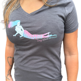 Long Island Mermaid Women's V-Neck T-shirt
