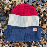 Long Island Strong - The Locals 3 Stripe Perfect Knit Beanie (2 available colors)