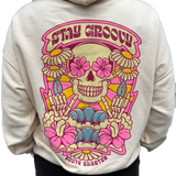 South Quarter - Stay Groovy Crop Hoodie Sweatshirt