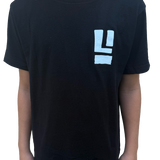 Youth Long Island Strong Beach Wave Black Tee