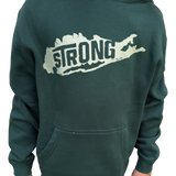 Youth Long Island Strong Hoodie (Hunter Green)