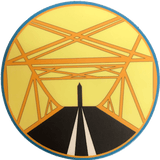 Beach Bound Circle Sticker