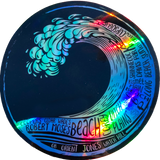 Long Island Beach Wave Sticker Hologram!!!