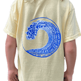 Youth Long Island Beach Wave Tee/ Yellow