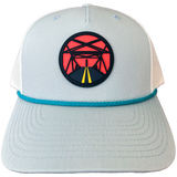 Beach Bound Snapback Hat w Rope (Quarry)