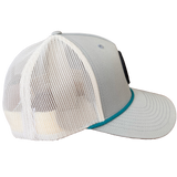 Beach Bound Snapback Hat w Rope (Quarry)