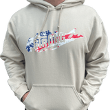 Long Island Strong American Flag Hoodie (2 Color Options)