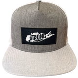 Long Island Strong Charcoal and Heather Steel Snapback