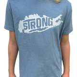 Youth Long Island Strong T-shirt (Light Blue)