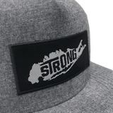 Long Island Strong Black Chambray Trucker Snapback
