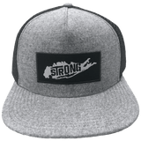 Long Island Strong Black Chambray Trucker Snapback