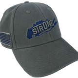 Long Island Strong American Flag Strapback hat