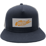 Long Island Strong Navy and Steel Trucker Snapback