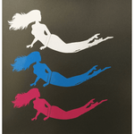 Long Island Mermaid Vinyl Sticker - Island Strong