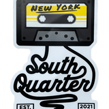 South Quarter Cassette Sticker