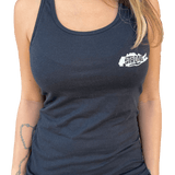 Long Island Strong Racer Back Tank - Black