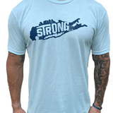 Long Island Strong Ice Blue Tee