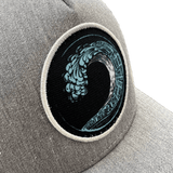 Beach Wave Snapback Hat (Heather Gray)