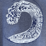 Long Island Strong Beach Wave Poncho