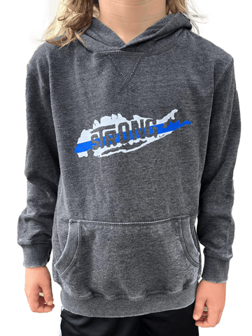 Thin blue line hoodie 2025 women's
